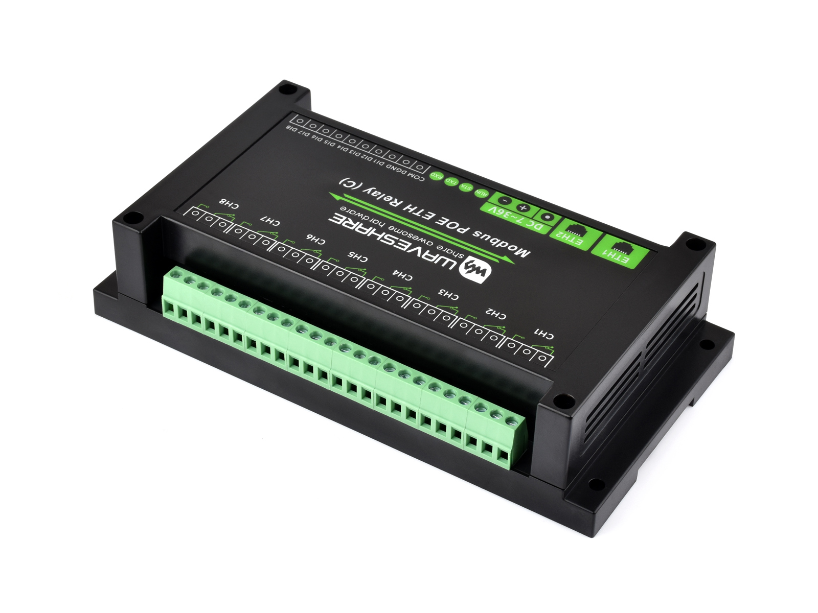 Waveshare 듀얼 이더넷 포트 8채널 릴레이 모듈 - Power Over Ethernet 리뷰 및 가격