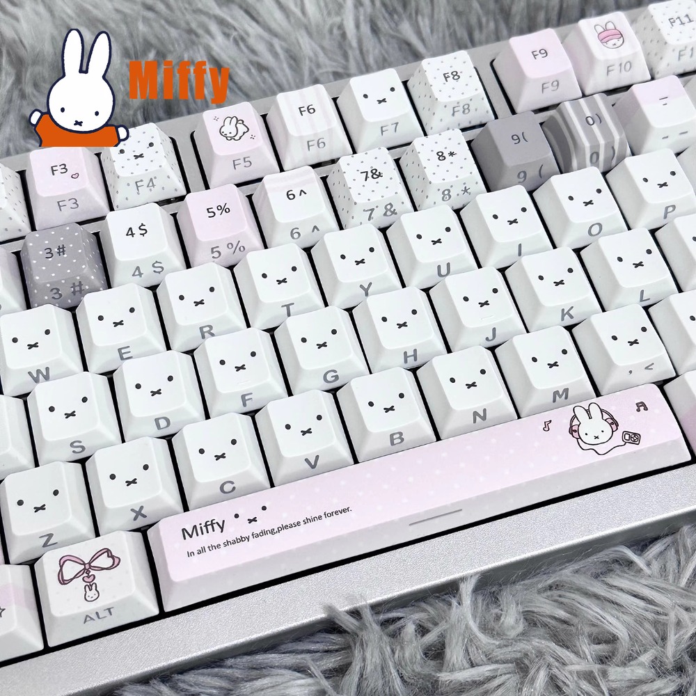 카와이 미피 기계식 키보드 키캡 세트 귀여운 토끼 파스 - Office Tech 리뷰 및 가격