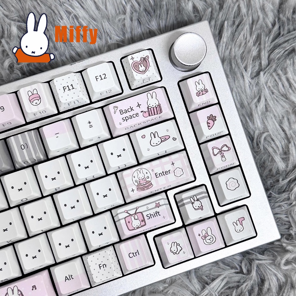 카와이 미피 기계식 키보드 키캡 세트 귀여운 토끼 파스 - Office Tech 리뷰 및 가격