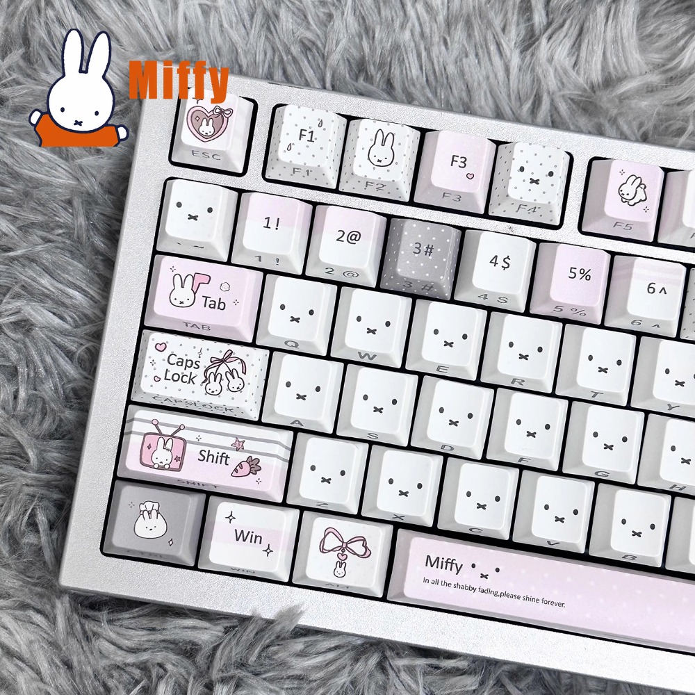 카와이 미피 기계식 키보드 키캡 세트 귀여운 토끼 파스 - Office Tech 리뷰 및 가격