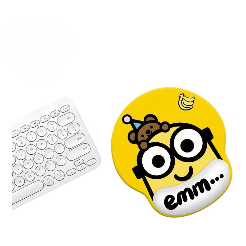 미니언즈 만화 귀여운 손목 받침대 마우스 패드 카와이  - Office Tech 리뷰 및 가격