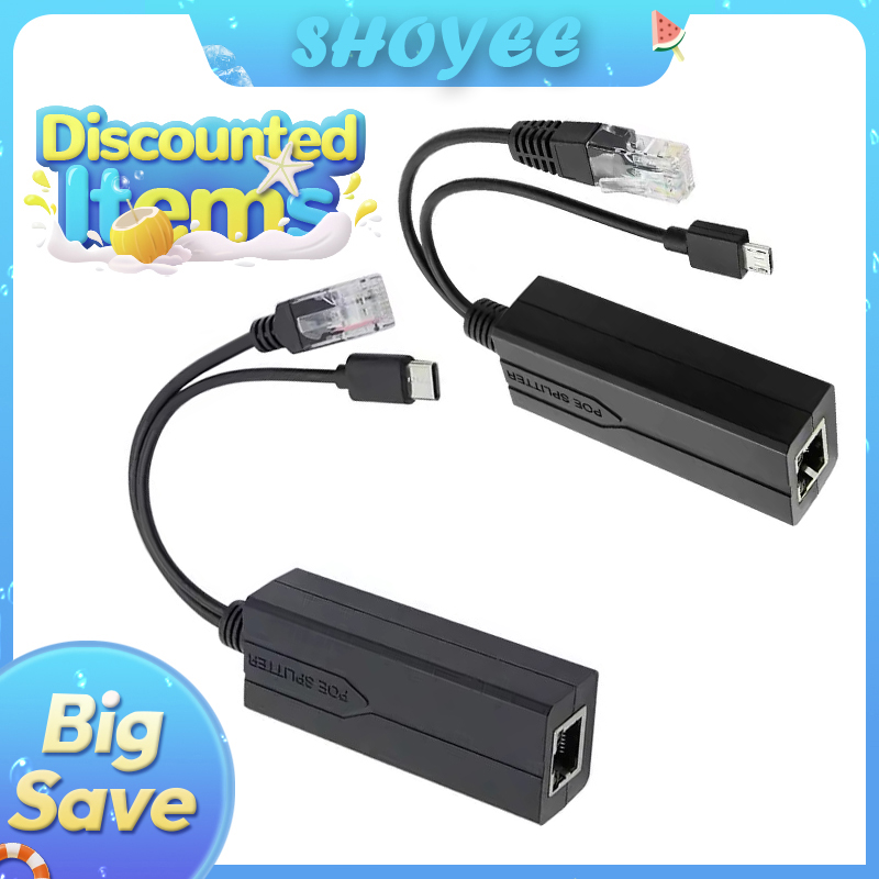 POE 분배기 48V ~ 5V 마이크로 USB tpye - Power Over Ethernet 리뷰 및 가격
