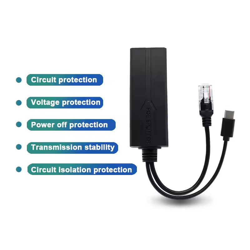 POE 분배기 48V ~ 5V 마이크로 USB tpye - Power Over Ethernet 리뷰 및 가격
