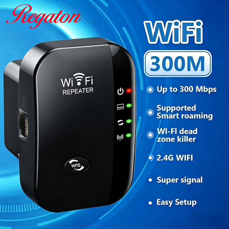 무선 300M 2.4GHz WiFi 범위 확장기, 강력 - Office Tech 리뷰 및 가격
