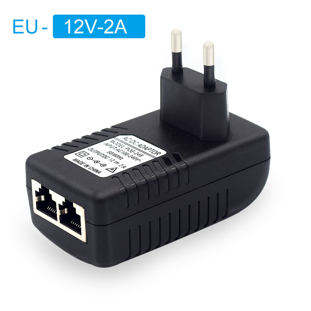 CCTV 보안 AC 110V-240V ~ DC 12V  - Power Over Ethernet 리뷰 및 가격